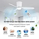 Decoration Home ABS Blade BLDC Ceiling Fan light Fanplus
