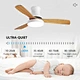 Ceiling fan solid poplar wood Fanplus