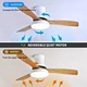 Ceiling fan solid poplar wood Fanplus