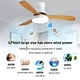 Ceiling fan solid poplar wood Fanplus