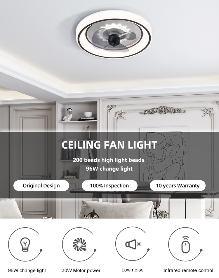 Ceiling fan wet ceiling Fanplus