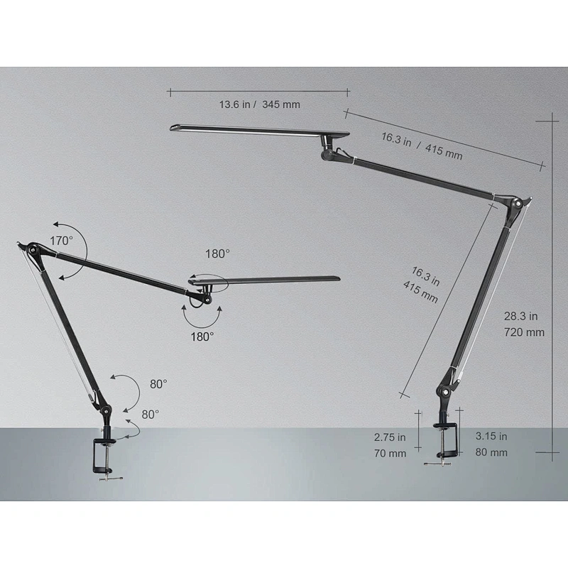 10W Architect Desk Lamp with Clamp