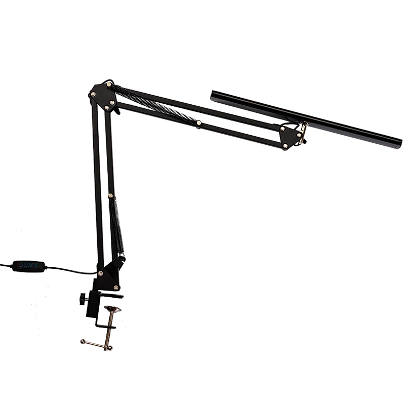 Desk lamp with clamp