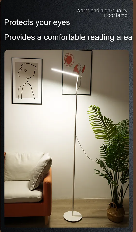 Floor lamp with remote