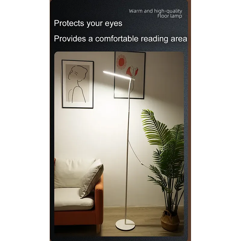 Floor lamp with remote