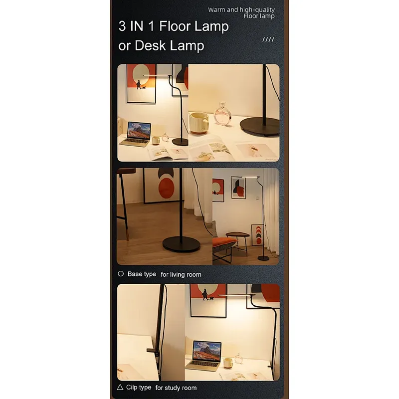 Floor lamp with remote