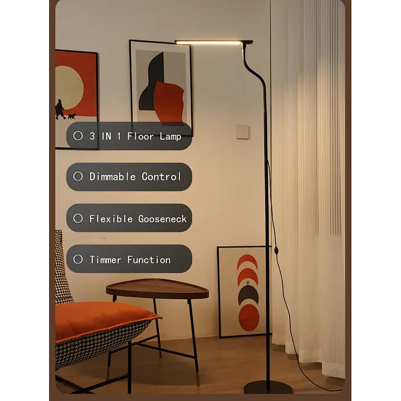 Floor lamp with remote