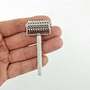 gold/silver ear points face skin massage Acupuncture Massager Roller tool