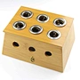 Bamboo moxa burner,moxibustion box,6 hole,3 Hole,moxa healing device,acupuncture moxa,bamboo wooden box,portable,moxibustion massage,moxa container,medicine therapy,moxa stick,Portable Brass Moxa Container,Extinguisher Holder Stainless Steel,ash collector