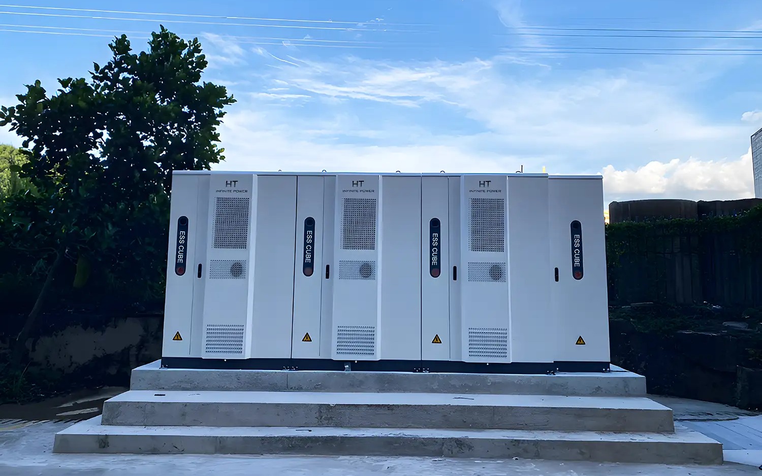 ht infinitepower 500kwh Battery Air Cooling System Application Display