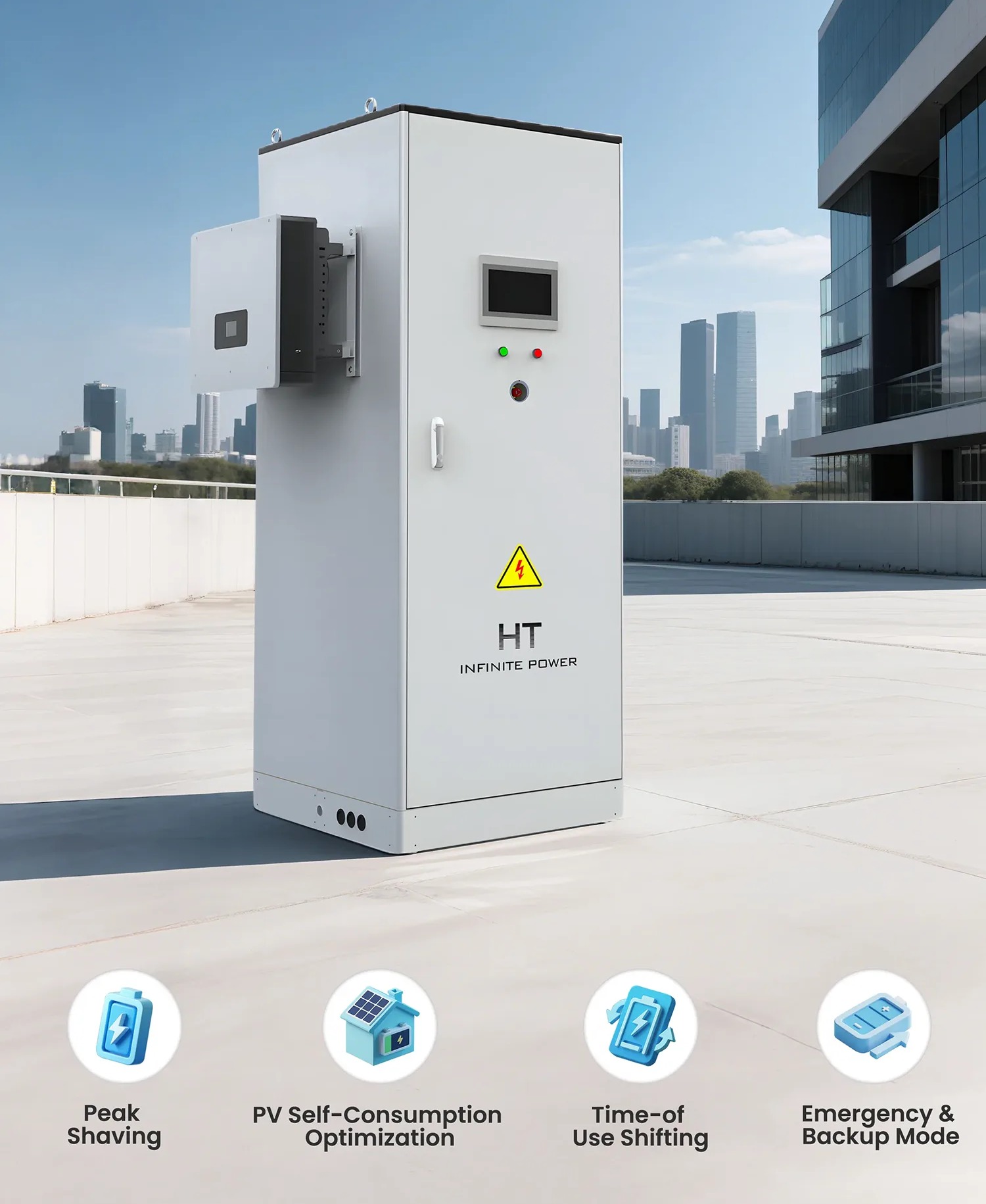 Functions and Features of the HT InfinitePower 30kW 80kWh Outdoor Energy Storage System