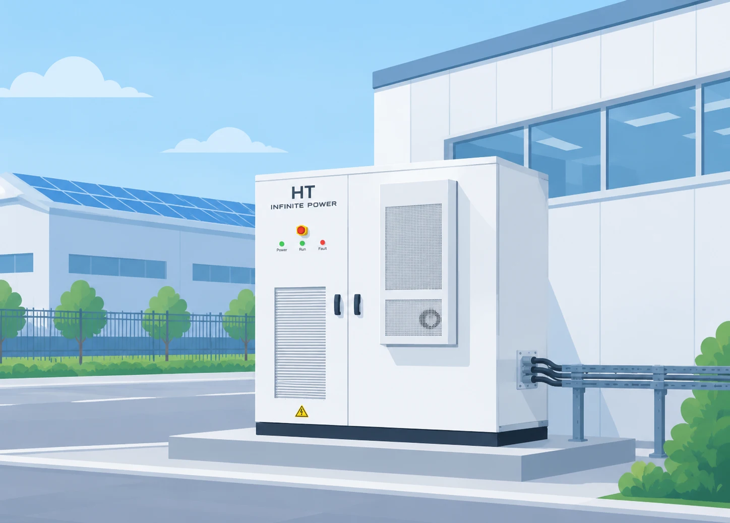 HT InfinitePower Industriële en commerciële energieopslagsystemen
