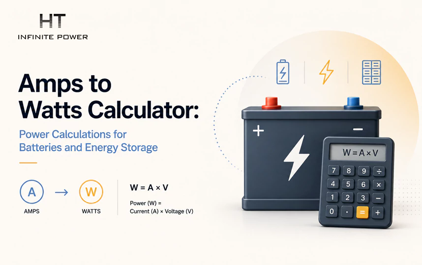 Ampère naar watt calculator: vermogensberekeningen voor batterijen en energieopslag