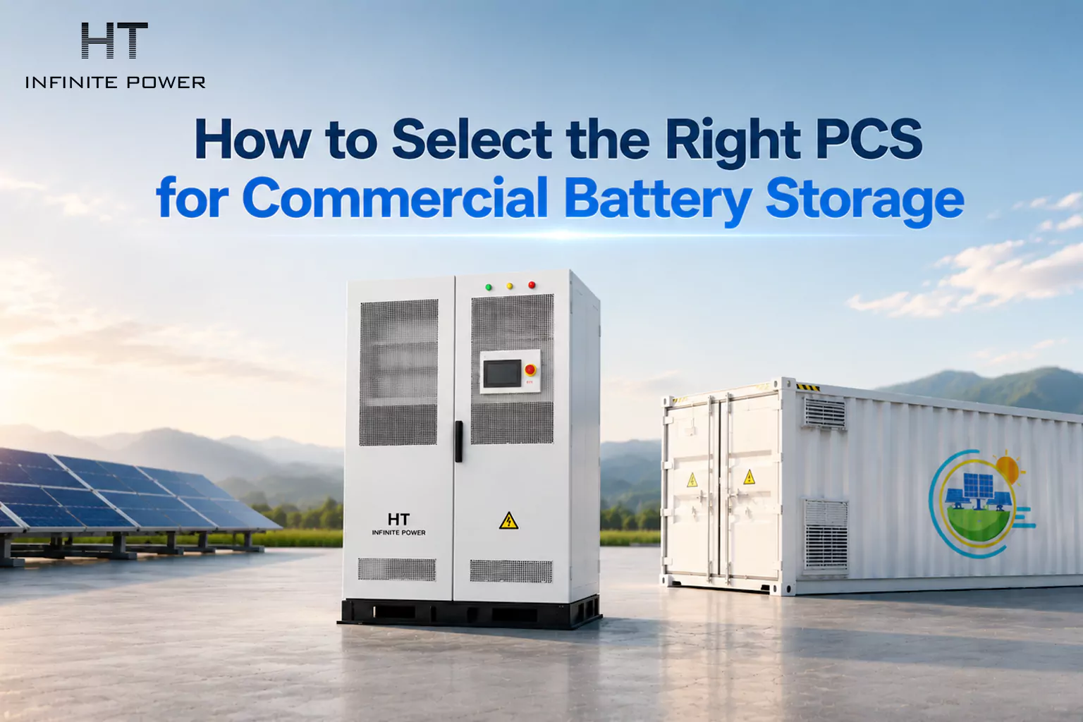 How to Select the Right PCS for Commercial Battery Storage