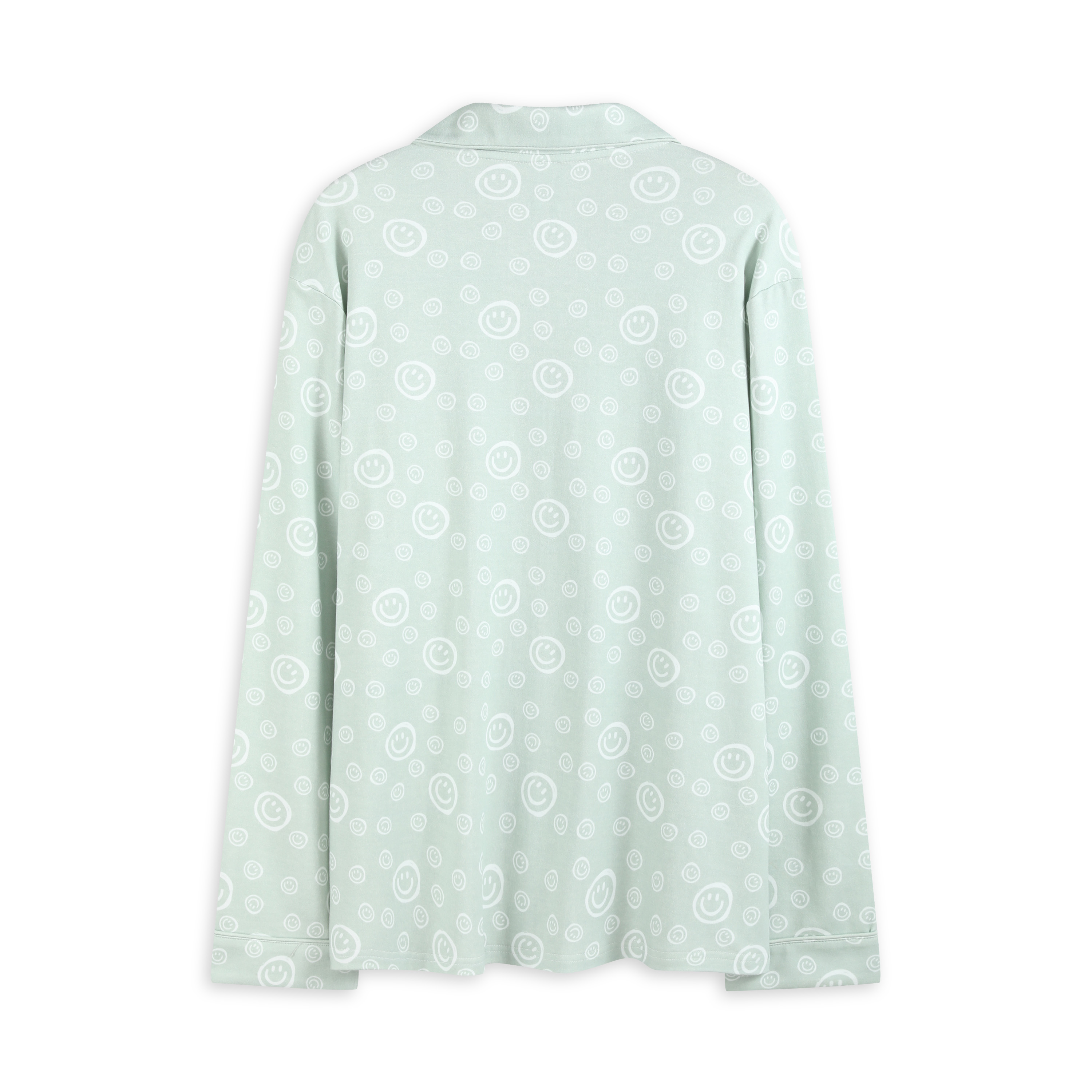 Women's Pajamas Button Design Tops Long Pants Woman Clothes Green Pajamas For Wome