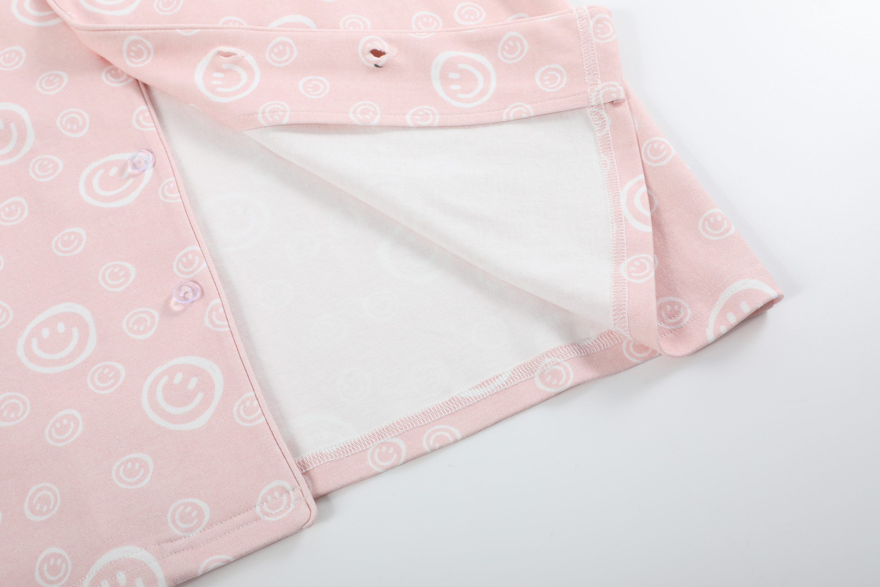 bamboo button design pajama tops pajama pants pink pajama sets for women