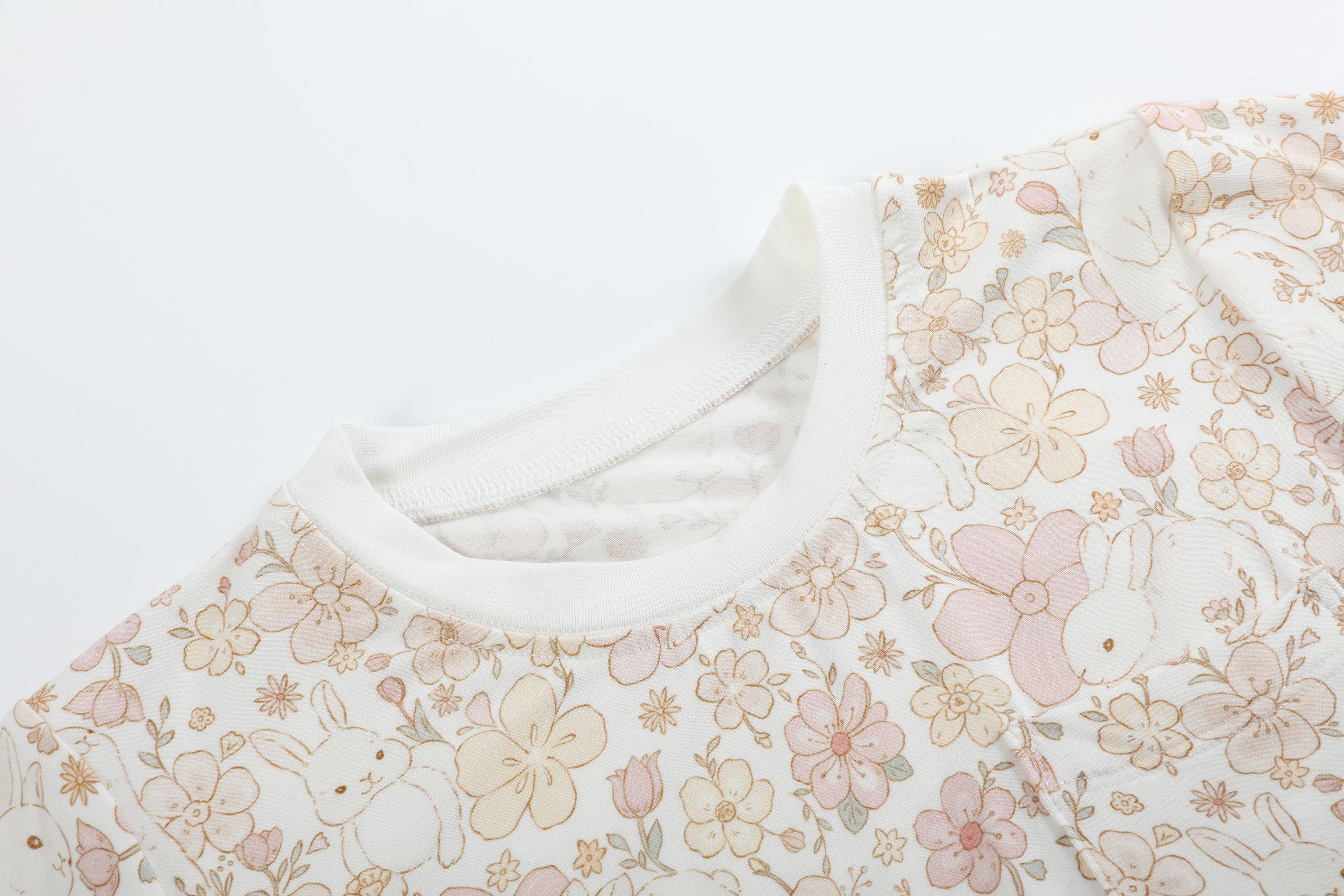 baby girl clothes set and cute bunny print baby clothes