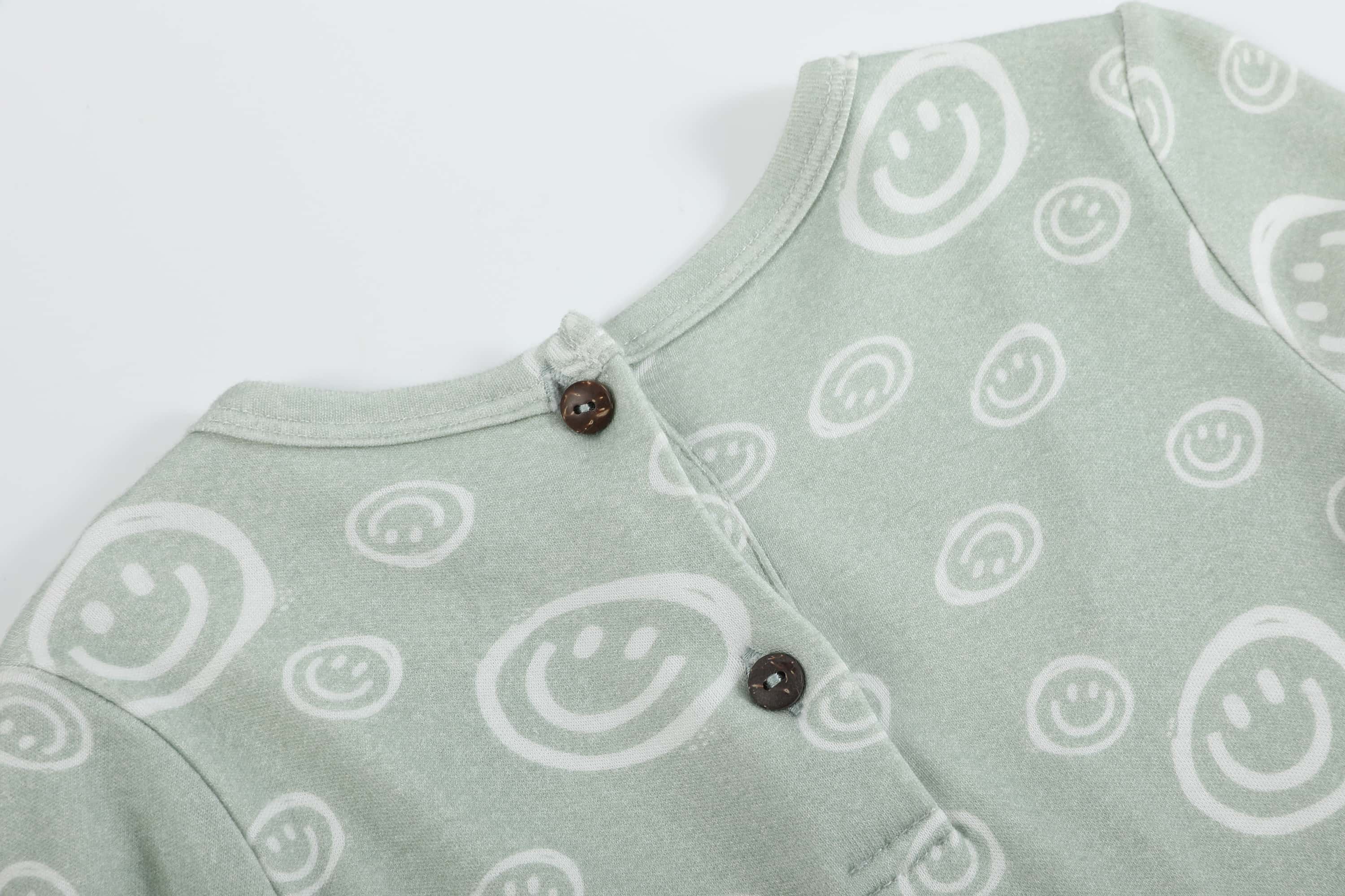 customizable printing Fall baby set clothes baby romper