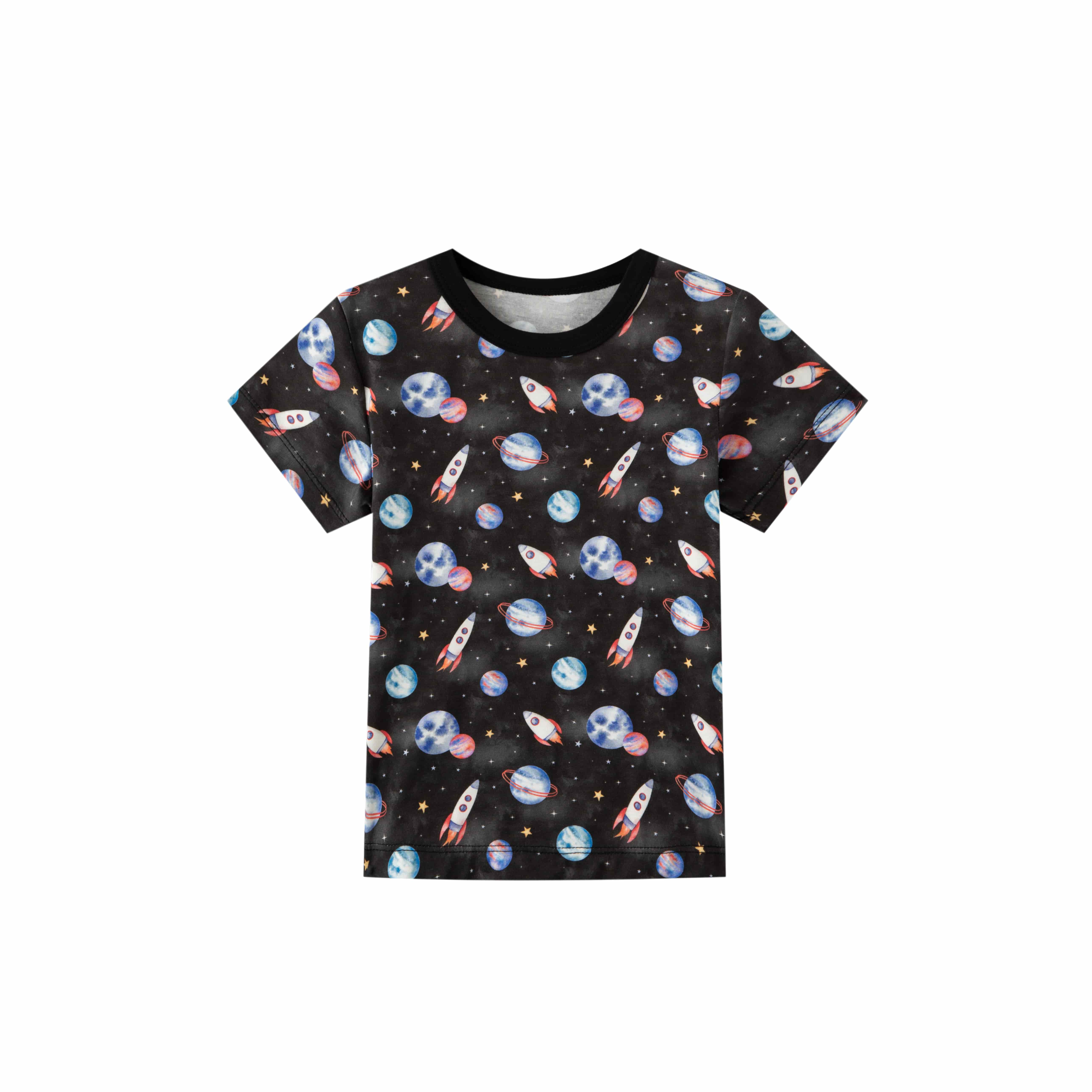 baby clothes sets boy baby shirt galaxy print unisex baby onesie