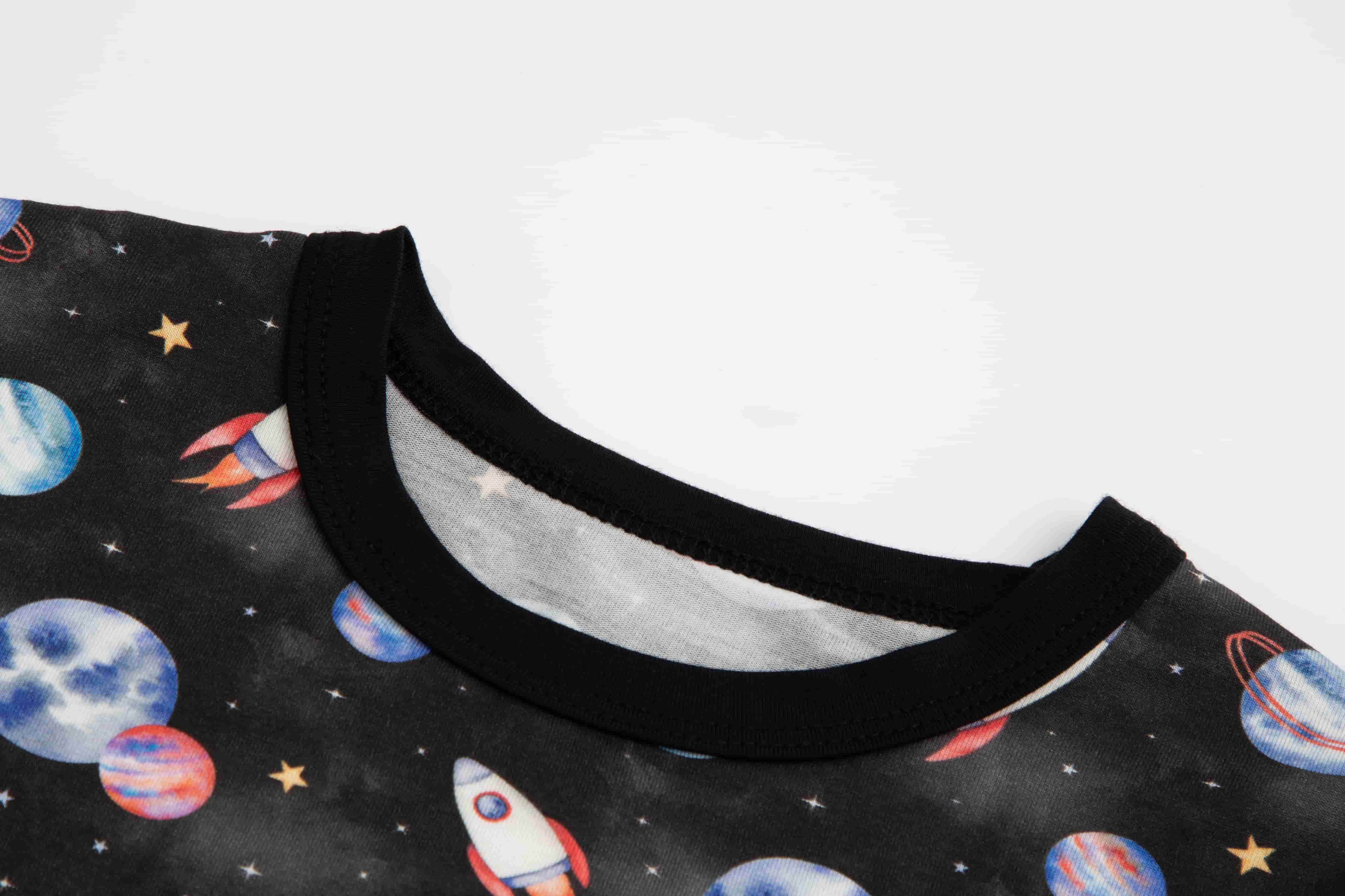 baby clothes sets boy baby shirt galaxy print unisex baby onesie