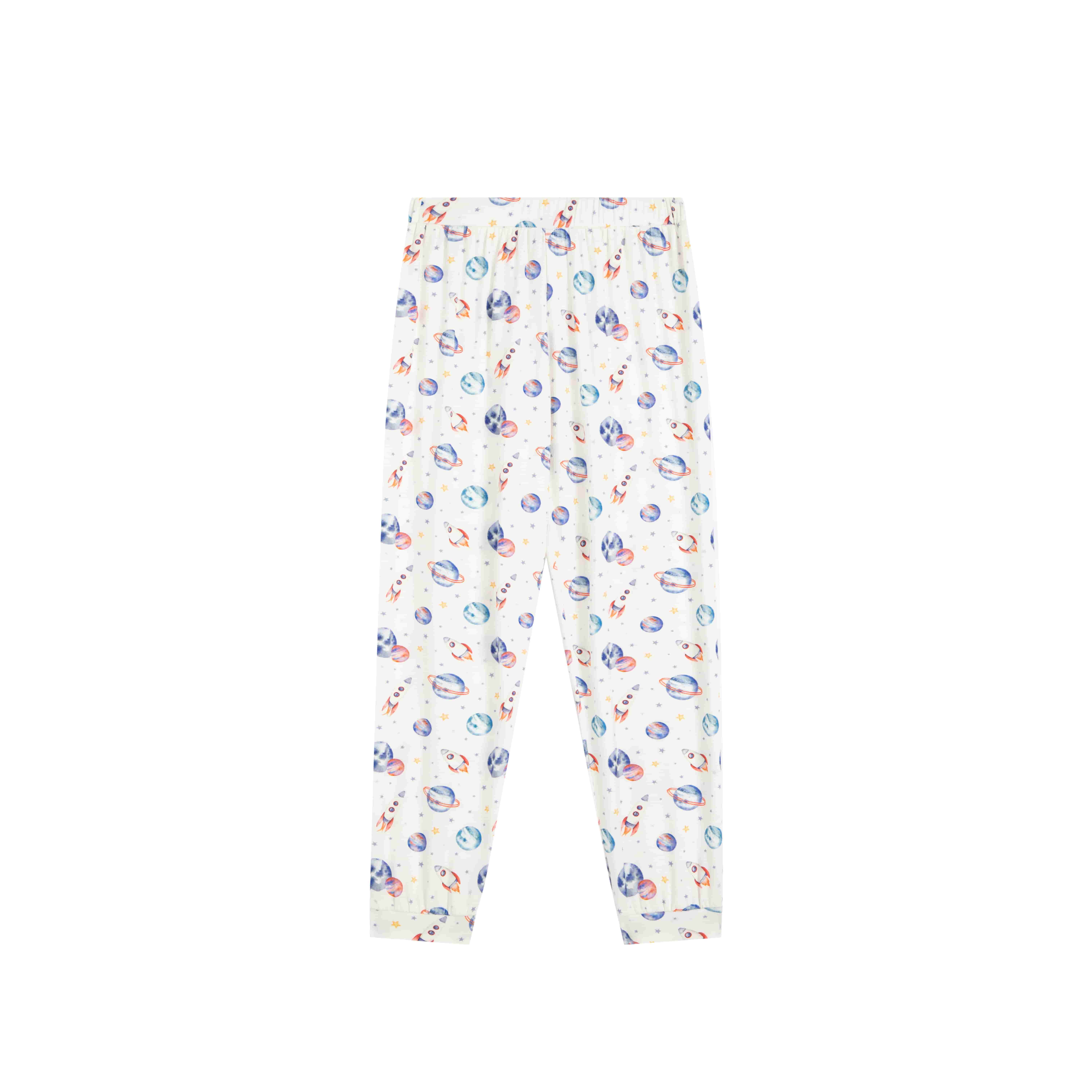 baby boy set clothes long-sleeved pants galaxy print unisex baby onesie