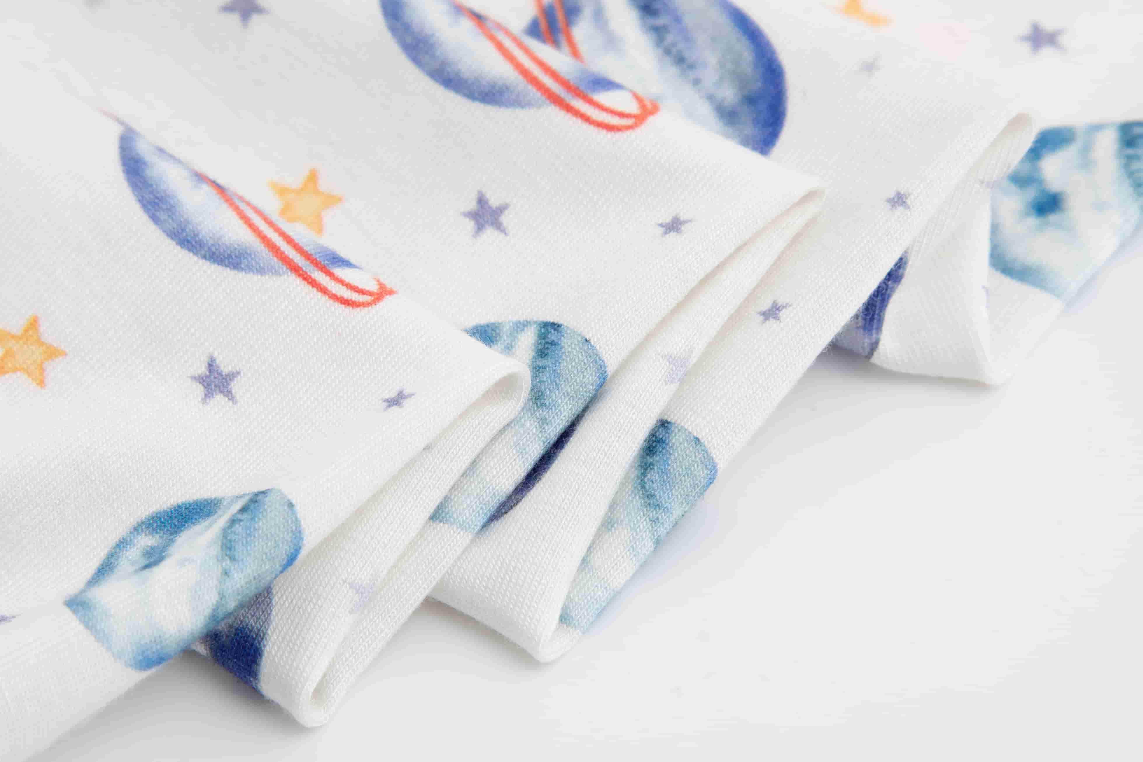 baby boy set clothes long-sleeved pants galaxy print unisex baby onesie