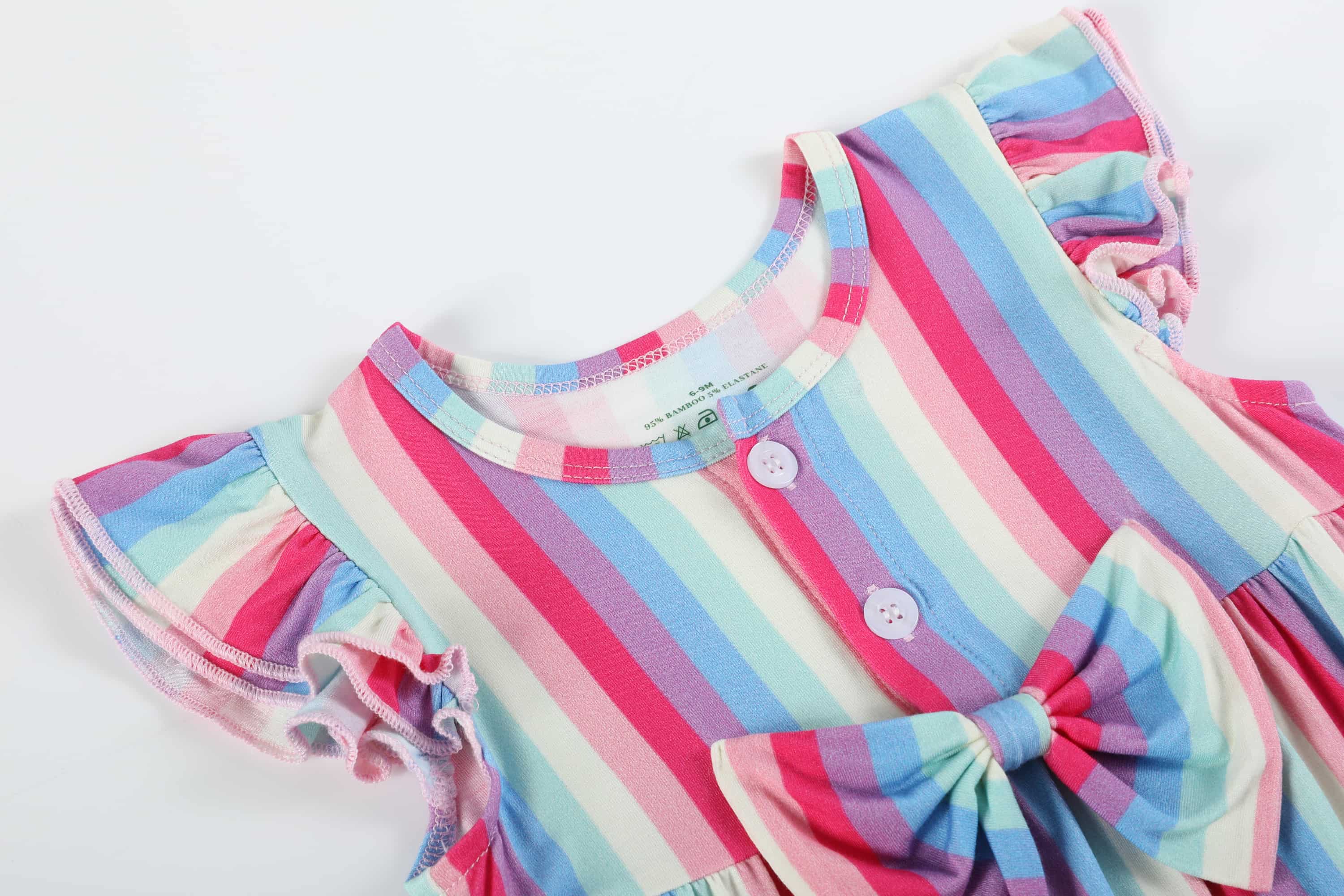 baby clothes baby rompers wholesale baby girl romper with Bow design