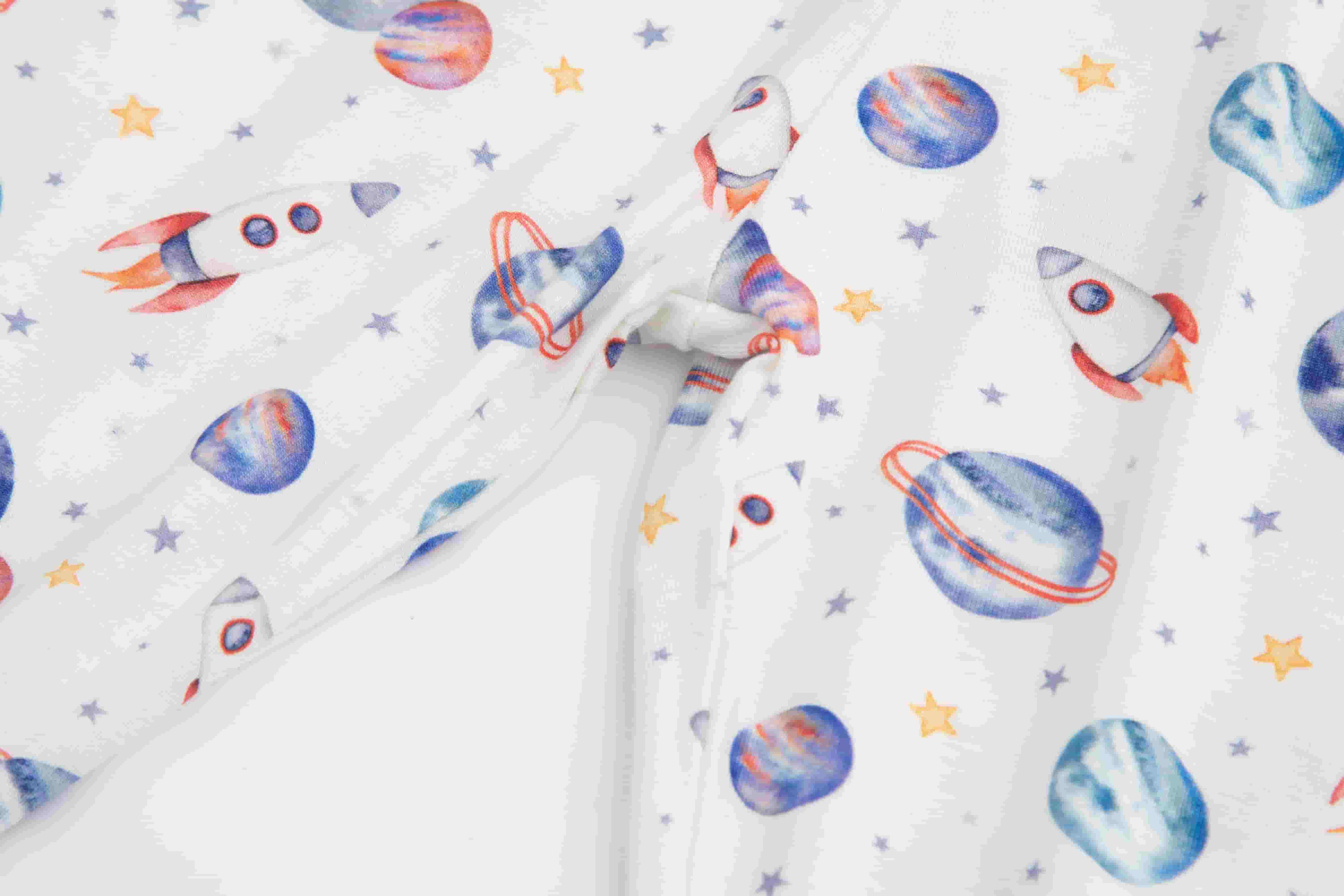 baby boy set clothes long-sleeved pants galaxy print unisex baby onesie