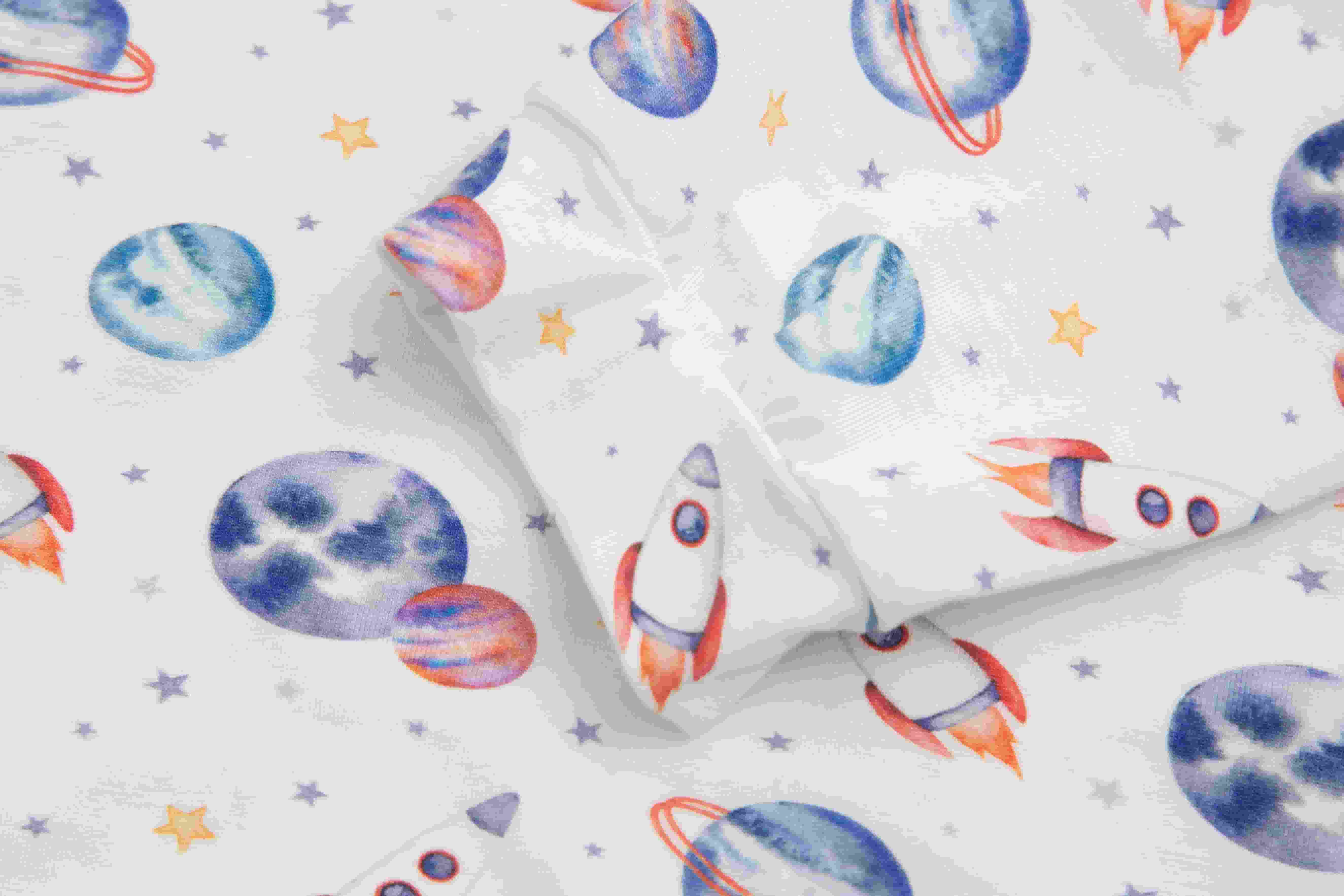 baby boy set clothes short-sleeved top galaxy print unisex baby onesie
