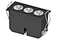 three head square type mini LED down light