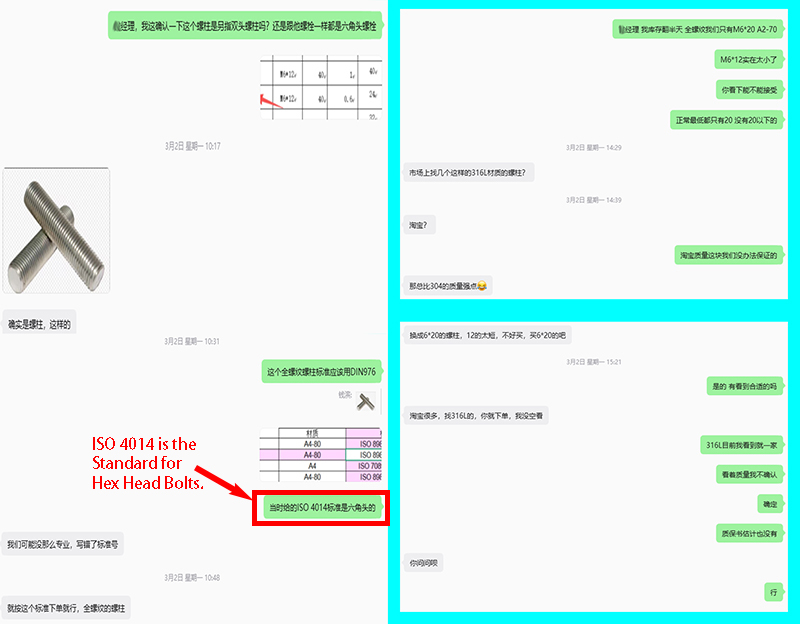 Before production we checked the order and corrected the client's stud standard error.