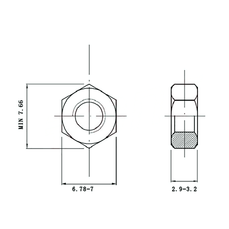M4 SS316 Nut