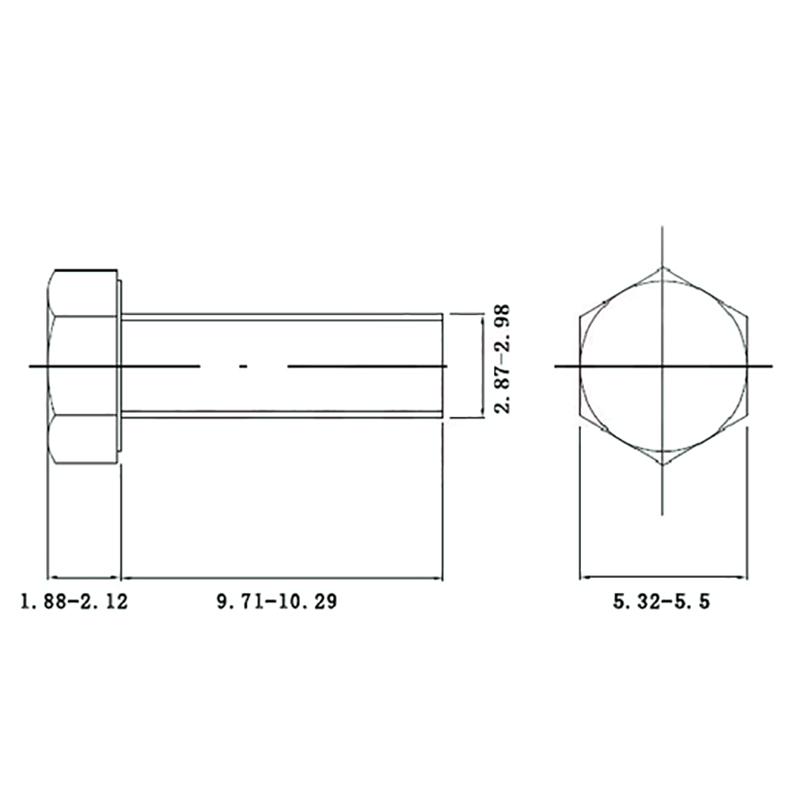 M4 Stainless Steel 304 Bolt