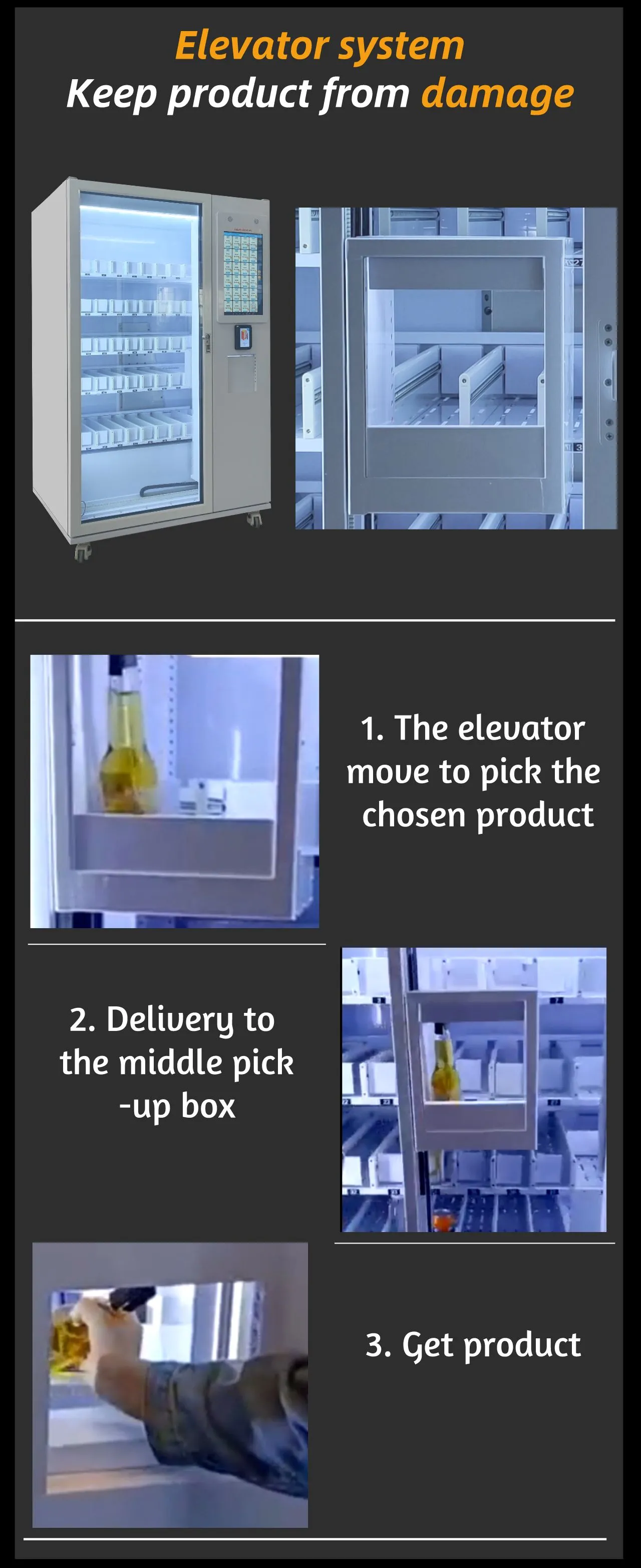 the safe delivery of our smart vending machines