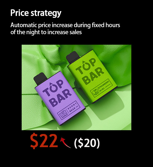 Weimi age-restricted vending machine can automatically increase price during fixed hours of the night to increase sales