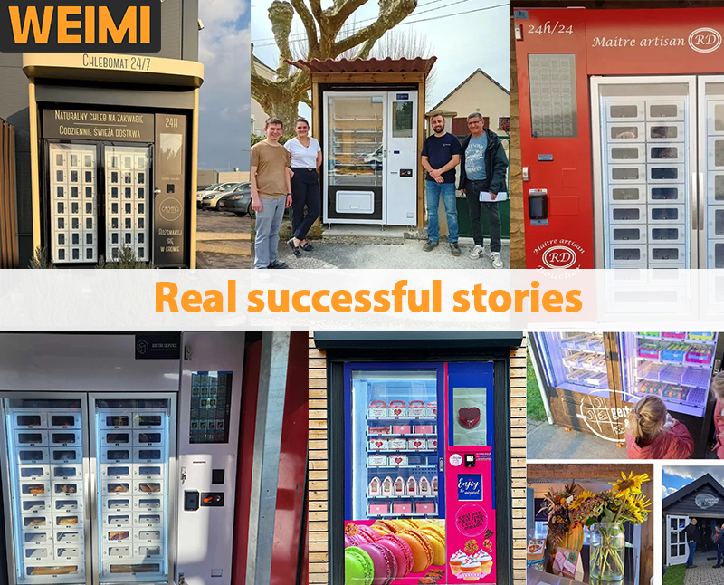 How to Start a Bakery Business from Home? Try to sell bread by weimi bread vending machine