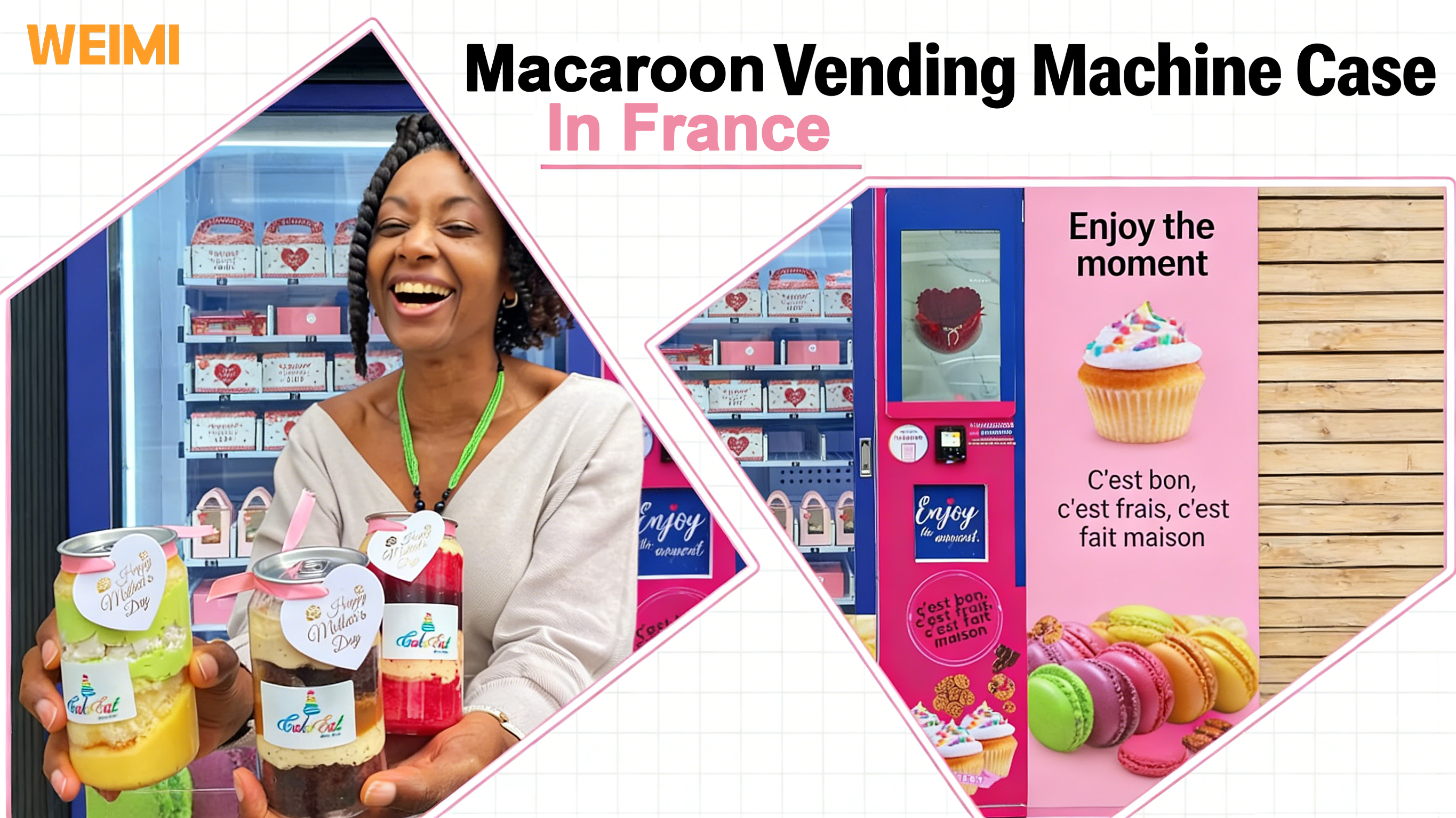 Our bakery vending machine in France
