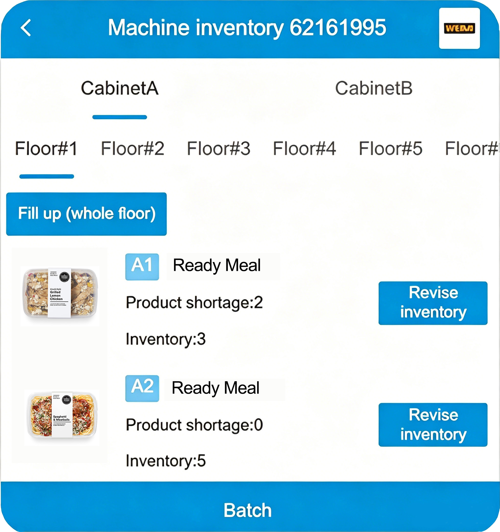 Fresh Meal Vending Machine Inventory Management- Weimi meal locker vending machine
