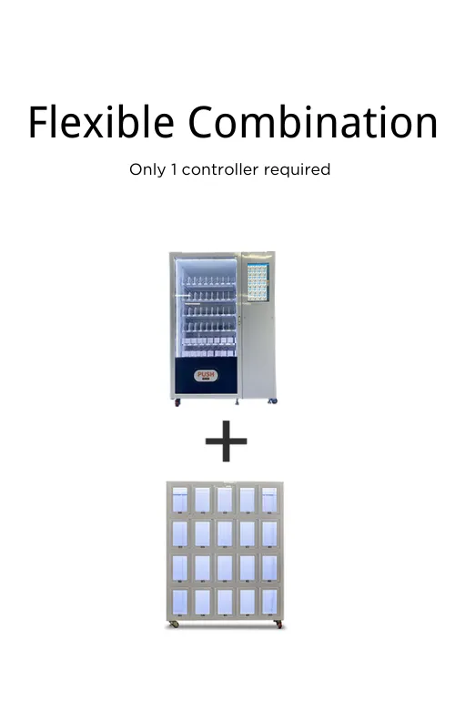 our vending machine can be combined flexibly