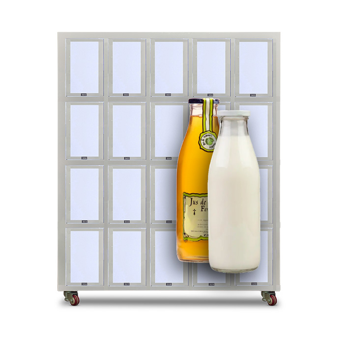 Smart Locker Vending Machine for Pre-Made Meals in France