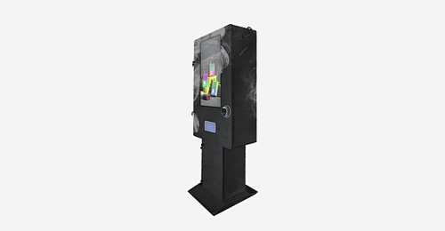 OEM ODM standing type vape vending machine with age verify