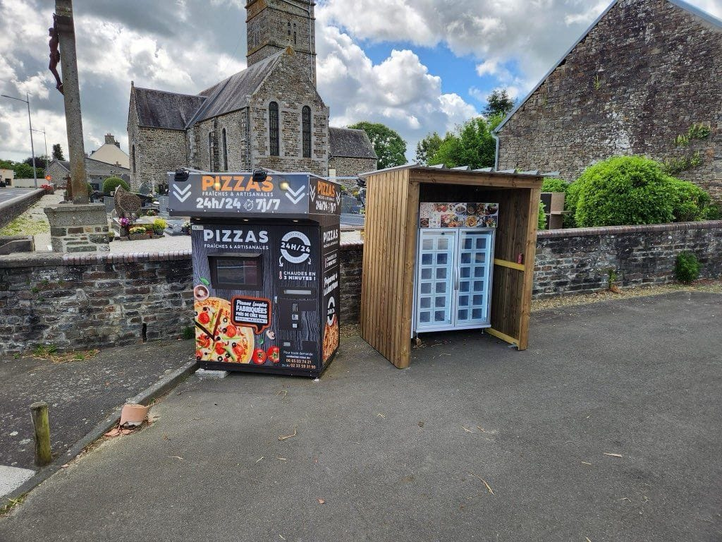 Smart Locker Vending Machine for Pre-Made Meals in France