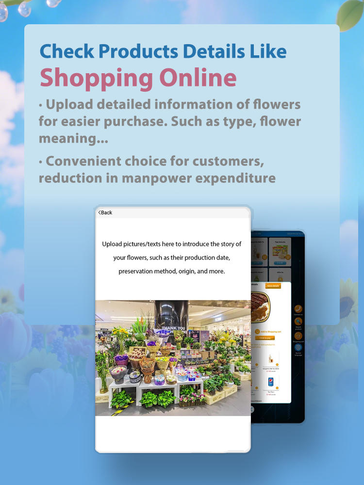 Weimi flower vending machine for sale with products details, providing convenient shopping experience for customers