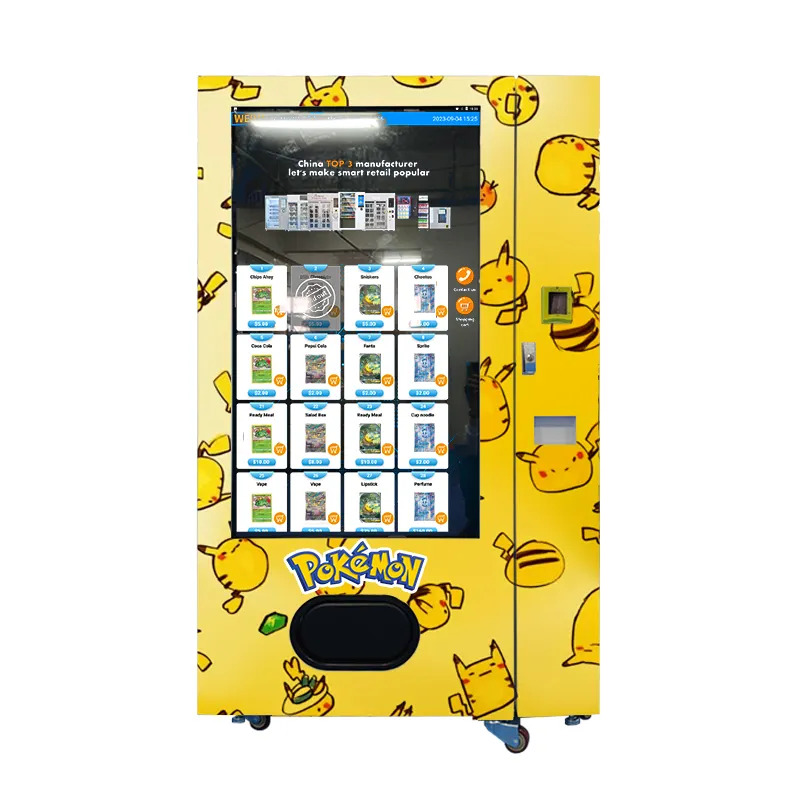 Pokémon Toy & Collectible Vending Machine with large touchscreen