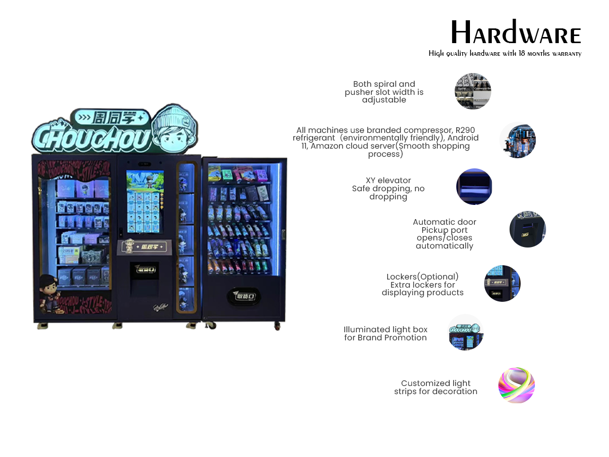 Concert Souvenirs Vending Machine for Cultural Creative Merchandise in Palace Museum Live House