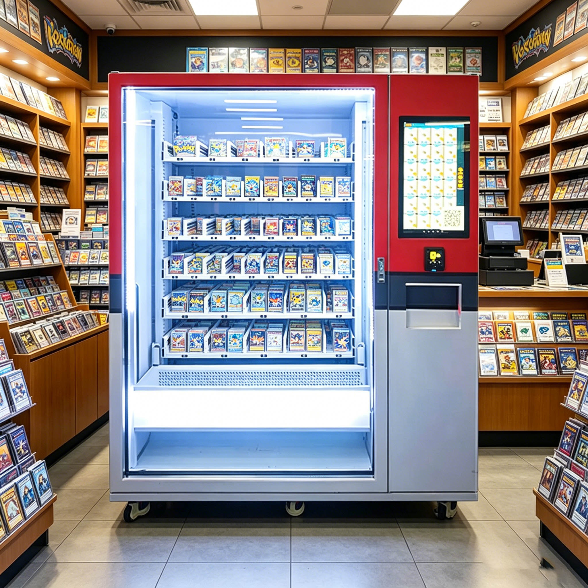 Weimi large capacity pokemon card vending machine 