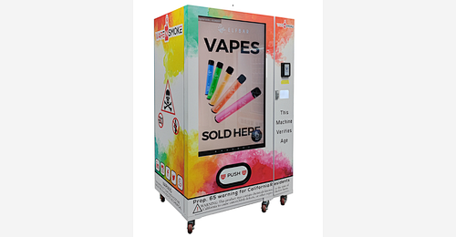 vape vending machine 800 vapes capacity high security