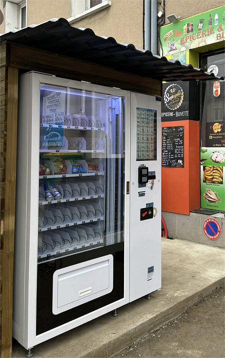 weimi elevator snack drink vending machine in France