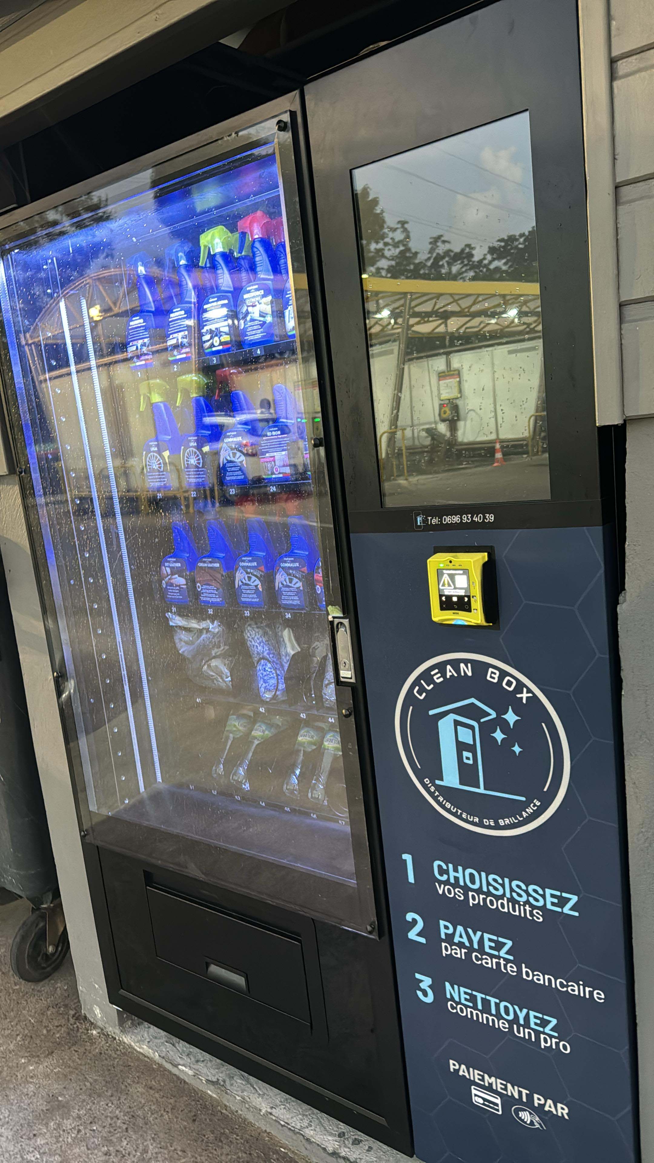 Weimi car care products vending machine for sale