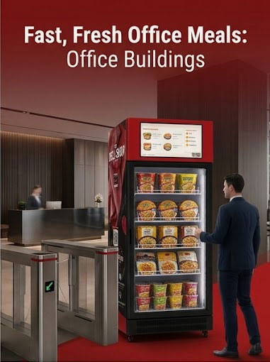 WEIMI smart ready meal vending machine in office buildings